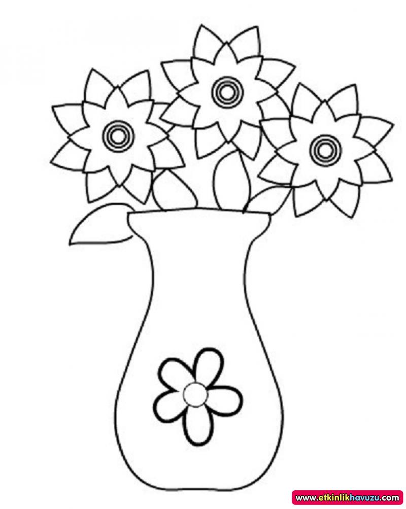 v is for vase coloring pages - photo #17